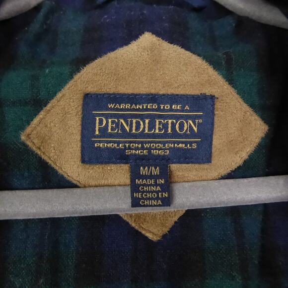 Pendleton Jacket Womens SZ M Fleece Sherpa Deep Pile Mock Neck Cozy Soft Casual - Picture 6 of 7